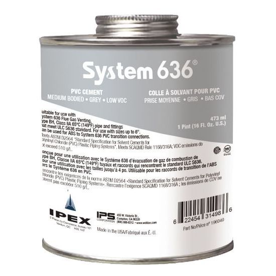 The FS PVC Glue Adaptor For 1 Pint/ 473ML